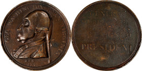 Electrotype 1790 Manly Medal. First Obverse. Type of Musante GW-10, Baker-61B. Very Fine.