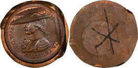 "1732" (ca. 1959) Washington Born Virginia Copper. Albert Collis Restrike from Defaced Die. Type of Musante GW-37, Baker-22B. Copper. Choice Mint Stat...