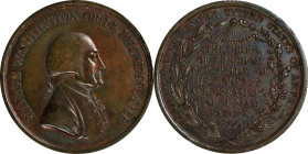 1800 Hero of Freedom Medal. Musante GW-81, Baker-79B. Bronze. About Uncirculated, Cleaned.