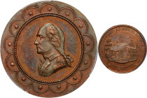 "1783" (ca. 1862) George Hampden Lovett's Headquarters Series Medal. No. 10, Newburg. Second Obverse. Musante GW-497, Baker-194A. Copper. MS-62 RB (PC...