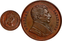 Undated (ca. 1876) New York Medal Club Medal No. 1. Musante GW-960, Baker-200A. Bronze. Mint State.