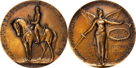 1921 Battle of Carabobo Centennial Medal. By George T. Morgan. Bronze. Mint State.