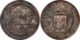 1933 Colorado's "Century of Progress" Dollar. Type IV. HK-870. Rarity-3. Silver. MS-65 (PCGS).