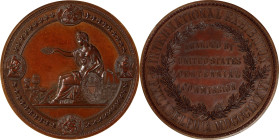 1876 Centennial Award Medal. Harkness Nat-300, Julian AM-10. Bronze. Choice Mint State.
