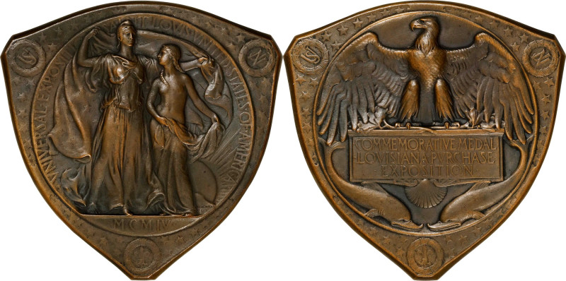 1904 Louisiana Purchase Exposition Commemorative Medal. By Adolph Alexander Wein...