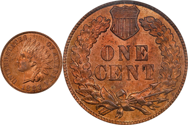 1883 Indian Cent. Genuine--Questionable Color (PCGS).

Unc Details.

PCGS# 2...