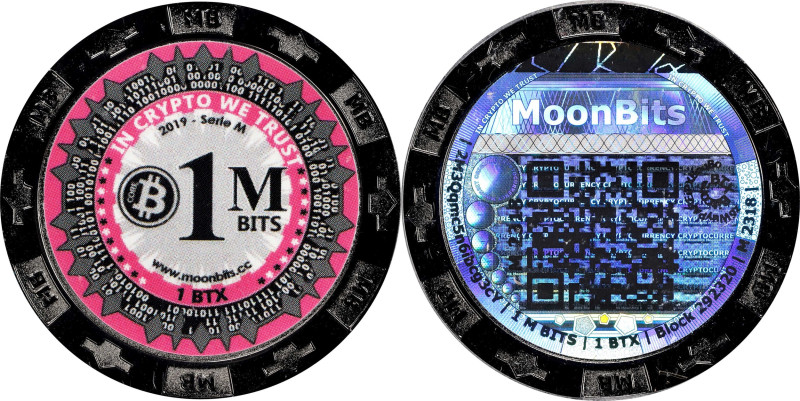 2019 MoonBits 1M Bits 1 Bitcore (BTX). Loaded. Firstbits 2M3Qqmc5. Serial No. M2...