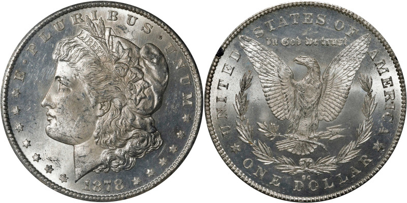 1878-CC GSA Morgan Silver Dollar. MS-62 (NGC).

The original box and card are ...