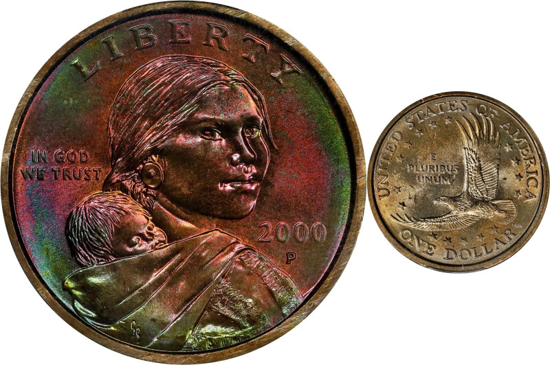 2000-P Sacagawea Dollar. MS-65 (PCGS).

PCGS# 9584. NGC ID: 259K.