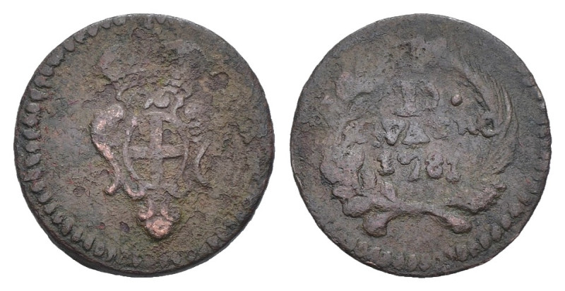 Genova - Repubblica - Periodo dei Dogi biennali (1528-1797) - 4 Denari 1781 - RA...