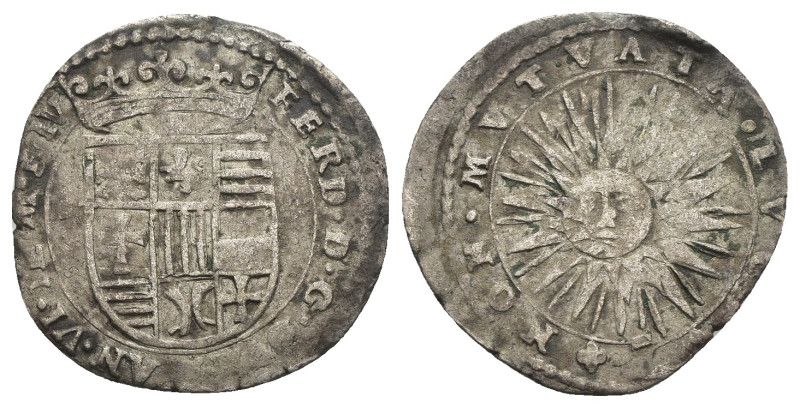 Mantova - Ferdinando Gonzaga (1612-1626) 7 Soldi - RR MOLTO RARA - Mir.613 - Ag ...