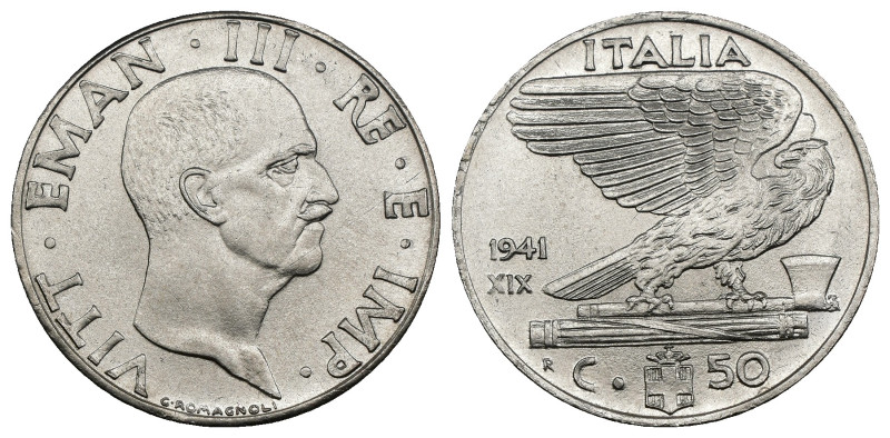 Regno d'Italia - Vittorio Emanuele III (1900-1943) 50 Centesimi "Impero" 1941 XI...