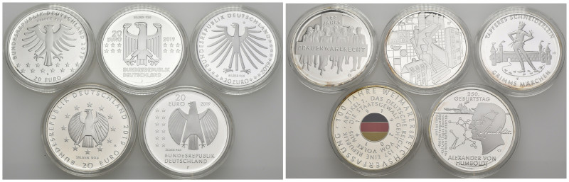 Germania - Set 2019 composto da 5 monete da 20 Euro Celebrativi - Ag.

FS

S...