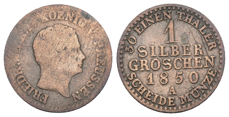 Germania - Regno di Prussia - Federico Guglielmo IV (1840 - 1861) - 1 groschen 1...