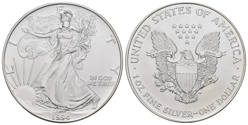 Stati Uniti d'America (1776-oggi) - 1 Dollaro "American Silver Eagle" 1994 - 1 O...