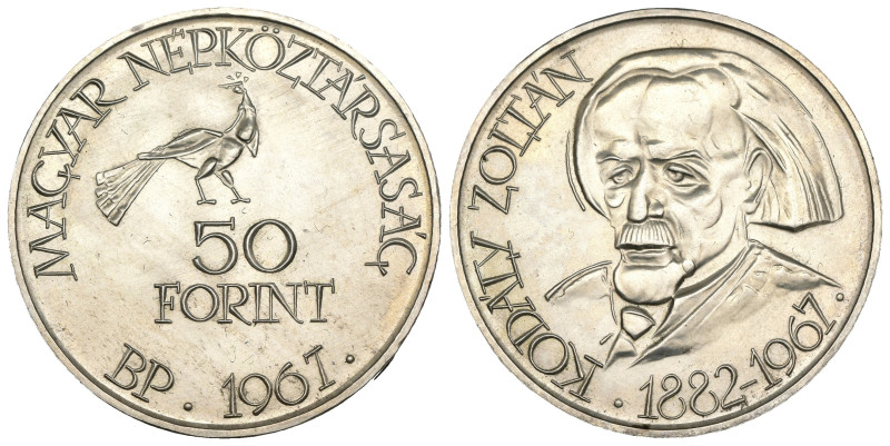 Ungheria - repubblica popolare (1949-1989) - 50 forint 1967 "Zoltán Kodály" - KM...