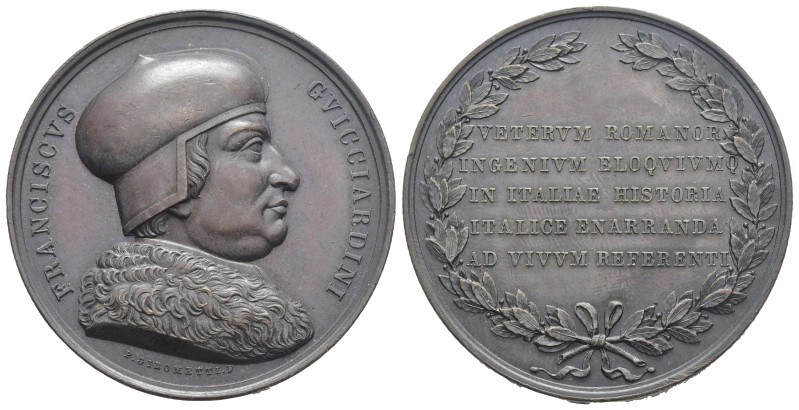 Italia - Firenze - Medaglia a nome di Francesco Guicciardini (1483-1540) - 1835 ...