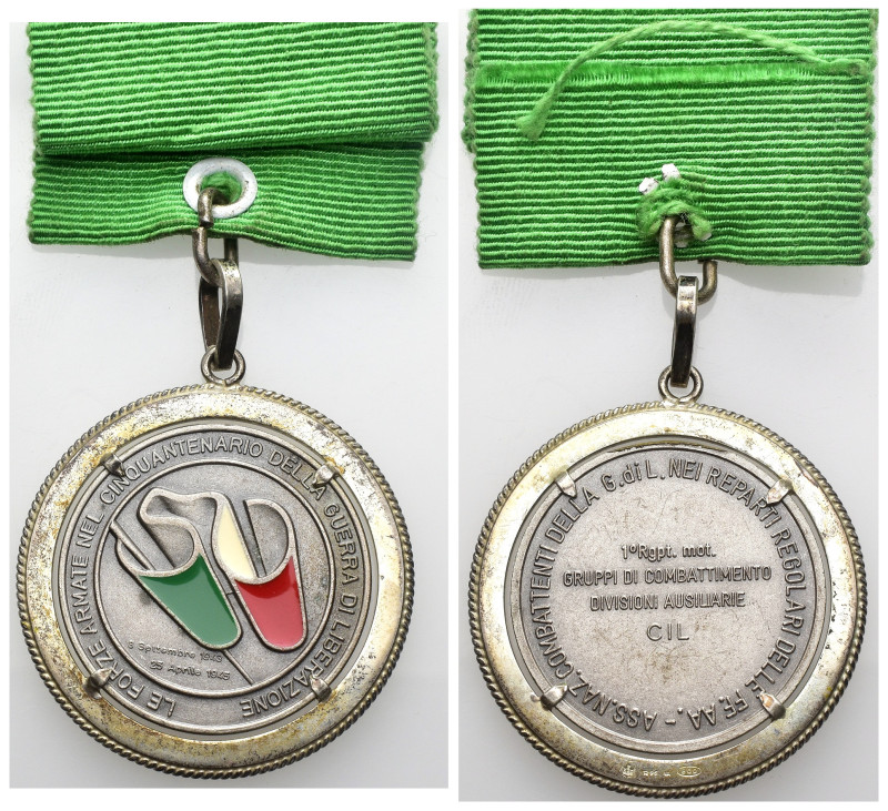 Medaglia commemorativa del cinquantenario della guerra di liberazione (1943-1945...