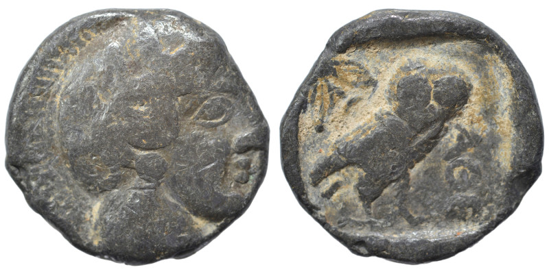 ATTICA. Athens. Circa 454-404 BC. Tetradrachm (silver, 15.02 g, 25 mm). Helmeted...