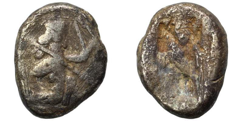 ACHAEMENID EMPIRE. Time of Xerxes II to Artaxerxes III, circa 420-350. Siglos (s...