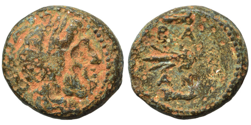 SELEUKID KINGS of SYRIA. Antiochos I Soter, 281-261 BC. Ae (bronze, 1.57 g, 12 m...