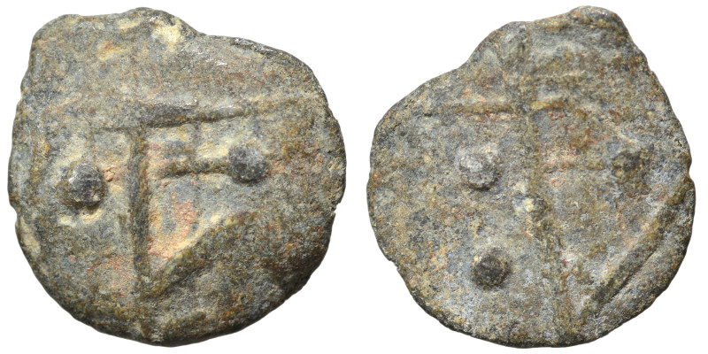 Uncertain. Ae (bronze, 2.09 g, 14 mm). Uncertain pattern. Fine.