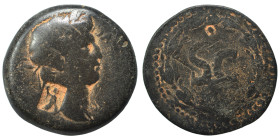 SYRIA, Seleucis and Pieria. Antioch. Otho, 69. Ae (bronze, 7.42 g, 23 mm). [IMP M OTHO CAE AVG] Laureate head right; c/m below. Rev. S C in laurel wre...