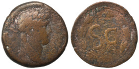 SYRIA, Seleucis and Pieria. Antioch. Otho, 69. Ae (bronze, 5.83 g, 22 mm). [IMP M OTHO CAE AVG] Laureate head right. Rev. S C in laurel wreath. RPC 43...