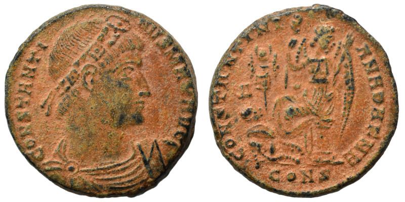 Constantine I, 307/310-337. Follis (bronze, 3.35 g, 18 mm), Constantinople. CONS...