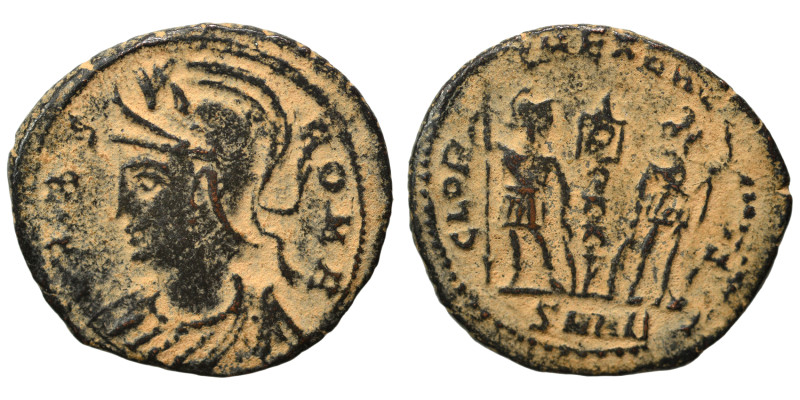 Commemorative Series, 330-340. Follis (bronze, 2.00 g, 17 mm), Cyzicus. VRBS ROM...