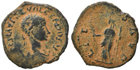 Barbaric imitation of Roman follis, circa 4th centuries AD. Ae (bronze, 2.38 g, 18 mm). Diademed, draped, and cuirassed bust right. Rev. Illegible leg...