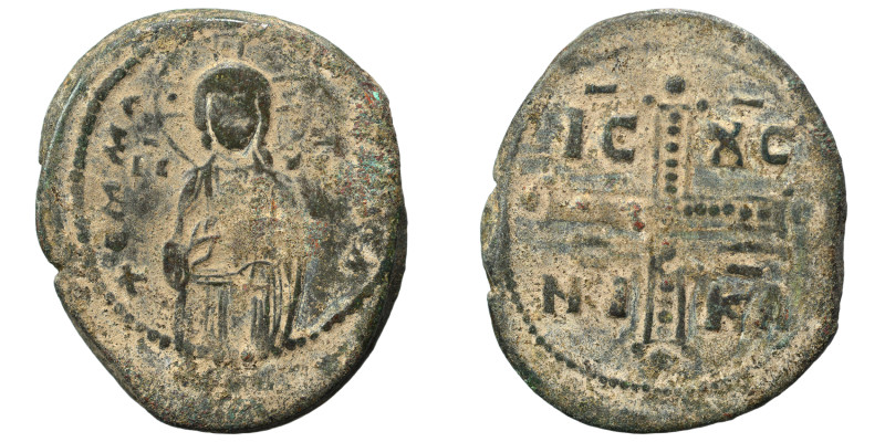 Anonymous, time of Michael IV, circa 1034-1041. Follis (bronze, 10.72 g, 31 mm),...