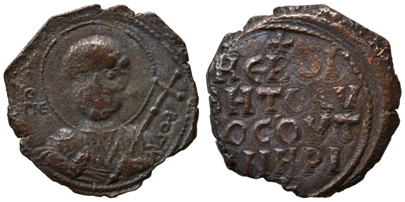 CRUSADERS. Principality of Antioch. Tancred, regent, 1101-1112. Follis (bronze, ...