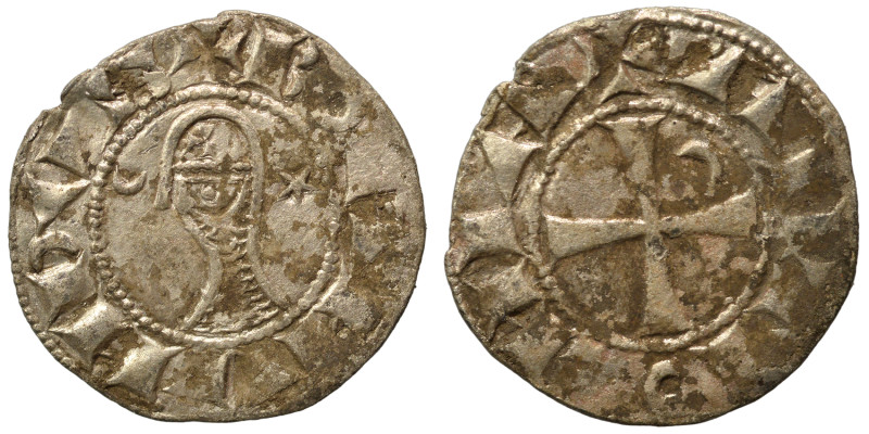 CRUSADERS. Principality of Antioch. Bohémond III, 1163-1201. Denier (silver, 0.8...