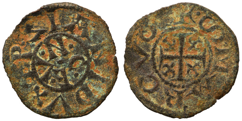 ITALY. Venice. Giovanni Dandolo, 1280-1289. Quartarolo (bronze, 0.84 g, 16 mm). ...