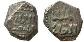 Malik Al-Zahir. Ar (silver, 1.37 g, 11 mm). Nearly very fine.