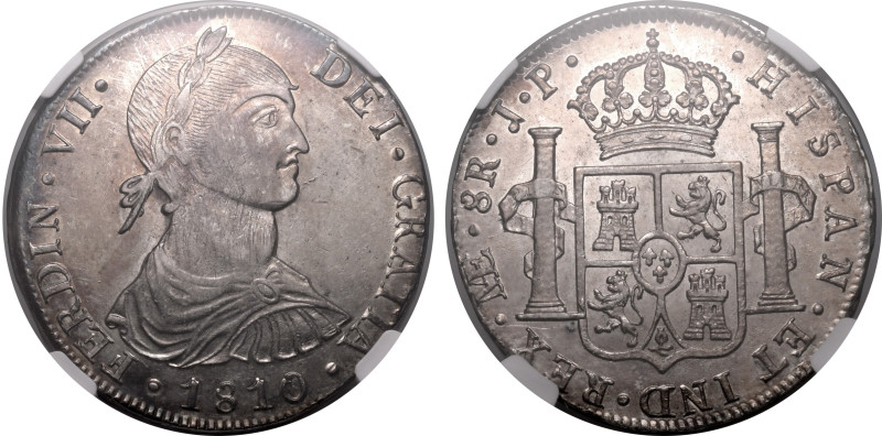 Europe » Spain » Spanish Colonial » Peru
Perú 1810 LIMA JP, 8 R., Small Imagine...