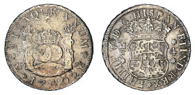 Europe » Spain » Spanish Colonial » Mexico
Mexico 1740 MF, 4 Reales-Ex Hollandia shipwreck.