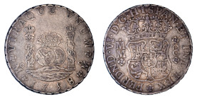 Europe » Spain » Spanish Colonial » Mexico
Mexico 1758 MM, 8 Reales, F-VF condition.-F-VF condition.