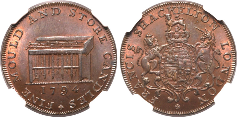 Europe » Great Britain
Great Britain 1794, D&H-475 1/2 Penny , Middlesex-Shacke...