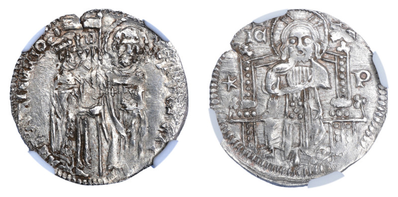 Europe » Italy
Italy, Venice (1382-1400), 1 Grosso, Doge Antonio Venier. Graded...