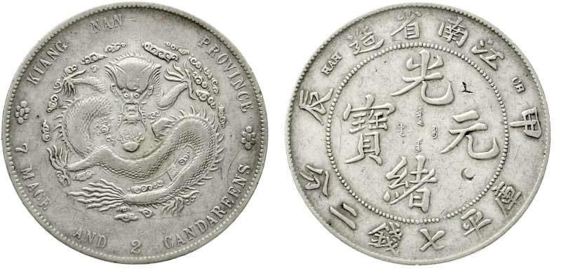 CHINA und Südostasien China Qing-Dynastie. De Zong, 1875-1908
Dollar Jahr Chia ...