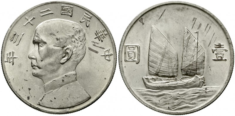 CHINA und Südostasien China Republik, 1912-1949
Dollar (Yuan) Jahr 23 = 1934. v...