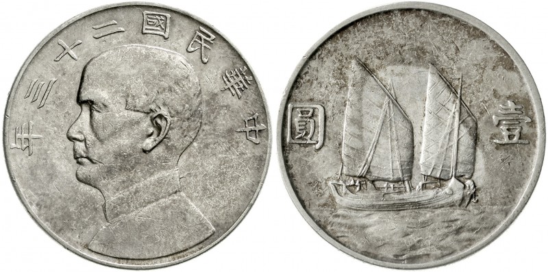 CHINA und Südostasien China Republik, 1912-1949
Dollar (Yuan) Jahr 23 = 1934. s...