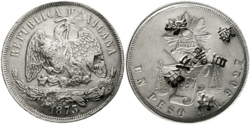 CHINA und Südostasien China "Bang Yang"
Mexiko Peso 1873 MoM, Mexico City, mit ...