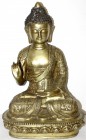 CHINA und Südostasien China Varia
Messingskulptur, Buddha im Schneidersitz auf einer Erhöhung. Die Bodenmarke sagt "Da Min Xuan De" (= "gemacht in de...