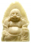 CHINA und Südostasien China Varia
Kl. Jade-Buddha. 4 X 6 X 2 cm. oben kl. Fehlstelle