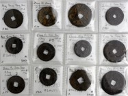 CHINA und Südostasien China Lots bis 1949
12 Eisenmünzen der Nördlichen und Südlichen Sung, sowie der Qing-Dynastie. Alle mit Bestimmungskärtchen, al...