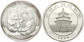 CHINA und Südostasien China Volksrepublik, seit 1949
50 Yuan 5 Unzen Silbermünze 2009. Zwei Pandas. In Originalschatulle mit Zertifikat und Umverpack...