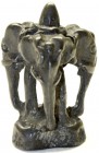 CHINA und Südostasien Myanmar (Burma) Varia
Opiumgewicht zu 6 Kyat (Statuette eines 3-köpfigen Elefanten). Höhe 43 mm. 72,8 g. Dazu: Kopie des Buches...